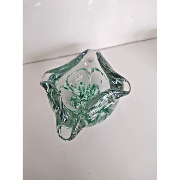 Murano Hand Blown Heavy Art Glass Ashtray/Trinket/Candy Bowl 1960's - Picture 16 of 16